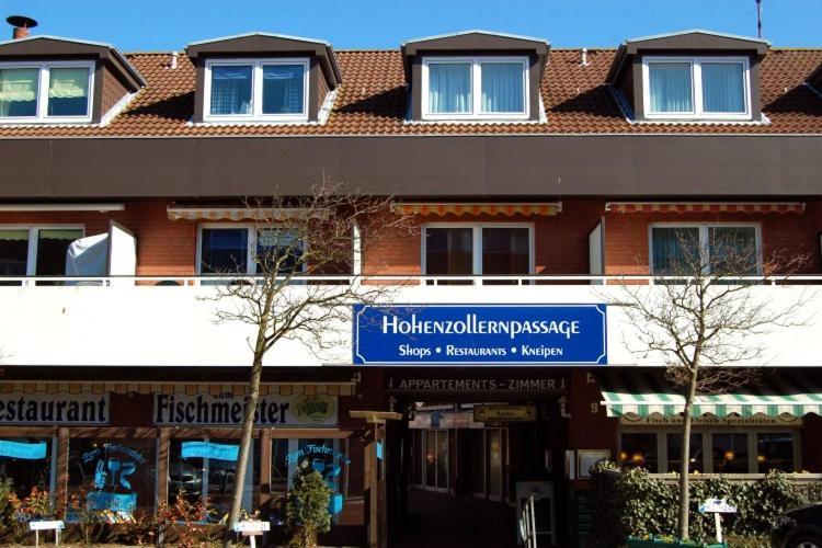 Hohenzollernpassage Wohnung Seemoewe Busum Bagian luar foto